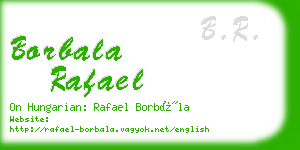 borbala rafael business card